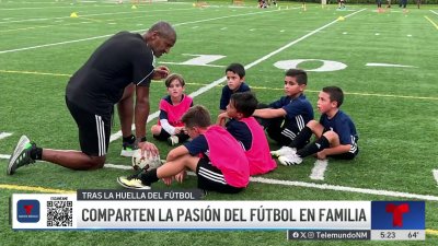 Comparten la pasión del fútbol en familia
