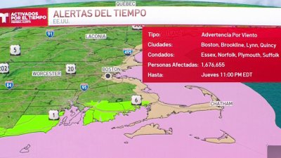 Mucha lluvia y viento para mañana