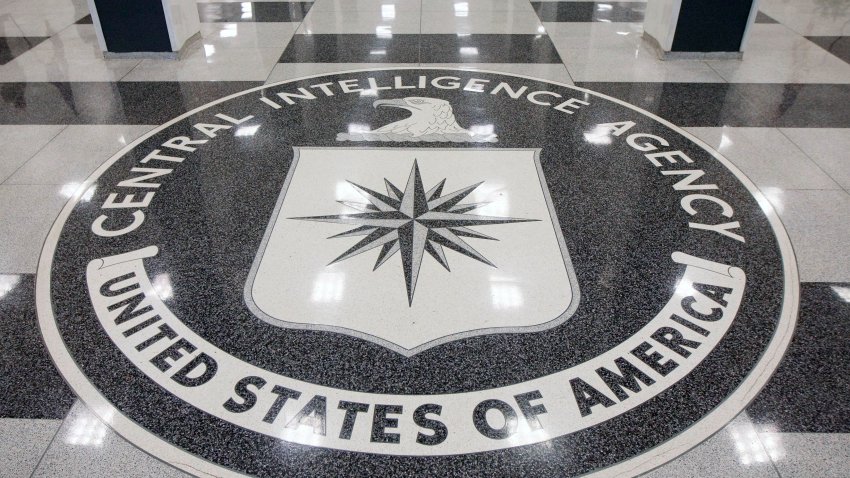UNITED STATES – SEPTEMBER 18:  The seal of the Central Intelligence Agency is displayed in the foyer of the original headquarters building in Langley, Virginia, U.S., on Friday, Sept. 18, 2009. CIA Director Leon Panetta said this week he never contemplated resigning over a newly begun Justice Department inquiry into tactics used during interrogations of terrorist suspects.  (Photo by Andrew Harrer/Bloomberg via Getty Images)