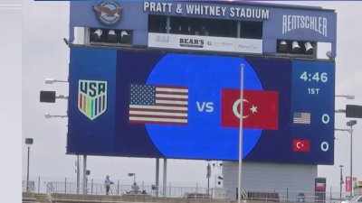 Preparativos para el partido entre Turquía y EEUU en CT