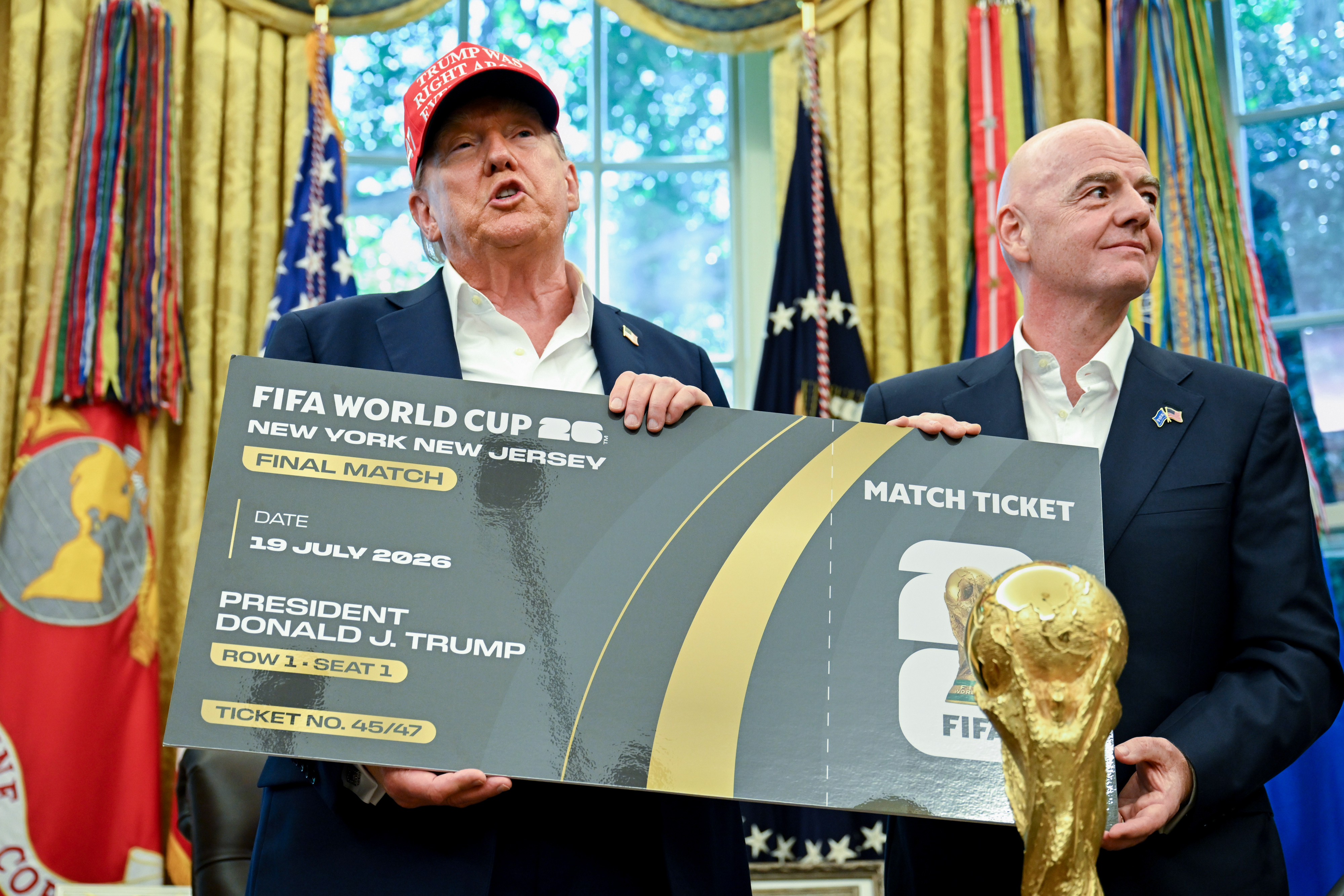 Trump sugiere mover los partidos del Mundial 2026 de ciudades que considera inseguras