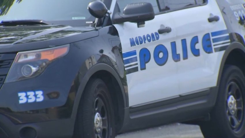 A file image of a Medford, Massachusetts, police cruiser.