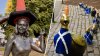 Estatuas que recibieron el “toque” escocés de los conos de tráfico en el Mundial en Boston
