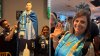 Fanáticos argentinos de Boston celebran su pase a la final de la Copa Mundial