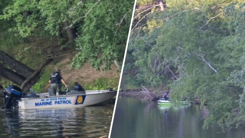 First responders called to a boating crash on the Merrimack River in Hudson, New Hampshire, on July 26, 2026.