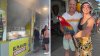 Estaba de luna de miel en Puerto Rico y terminó ayudando a combatir un incendio